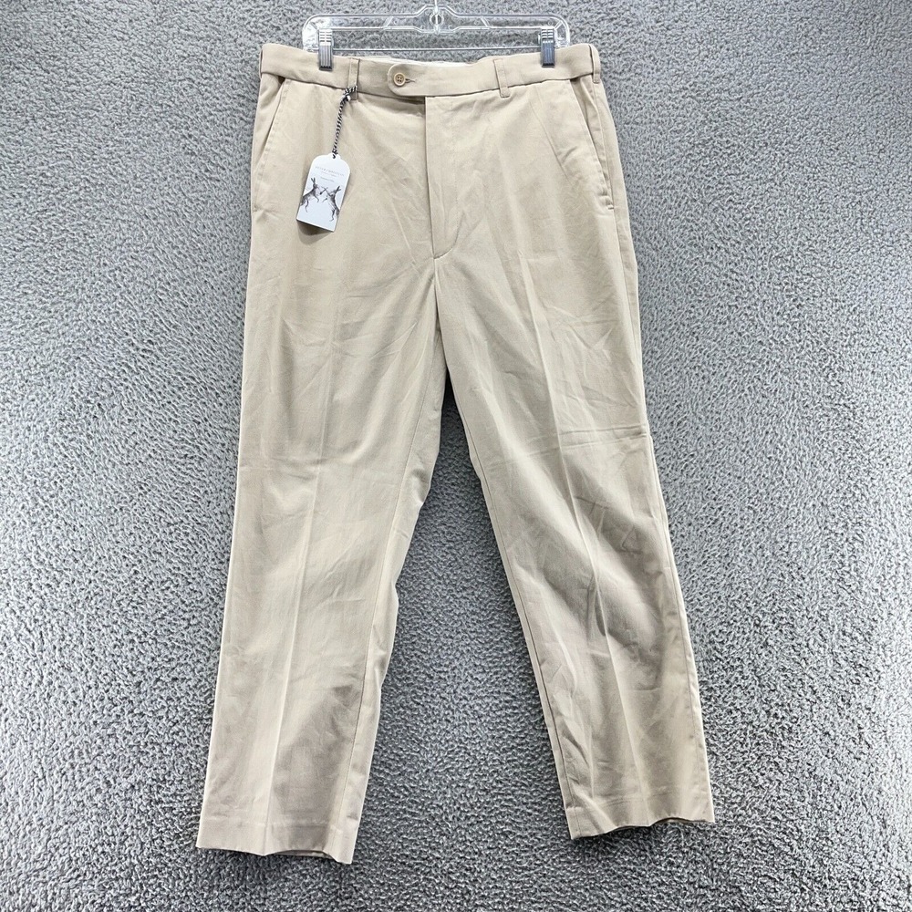 Peter Christian Pants Mens 36 Beige Dress Pants Casual New‎